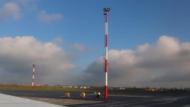 Инфраструктура аэропорта — стоковое видео