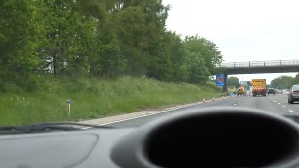 Motorway England United Kingdom Circa June 2021 Passando Pela Estrada — Vídeo de Stock