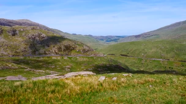 Miners Track Snowdonia Wales Circa Giugno 2021 Mentre Pen Pass — Video Stock