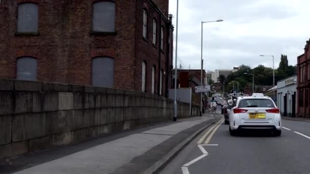 Stockport England Vereinigtes Königreich August 2017 Standpunkt Des Autos Pov — Stockvideo