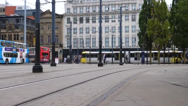 Manchester England Vereinigtes Königreich Circa September 2021 Statische Aufnahme Der — Stockvideo