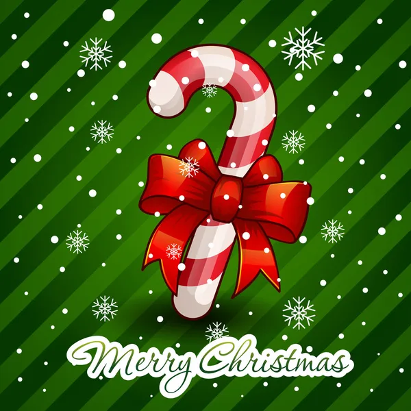 Riet van het suikergoed Kerstmis ingericht