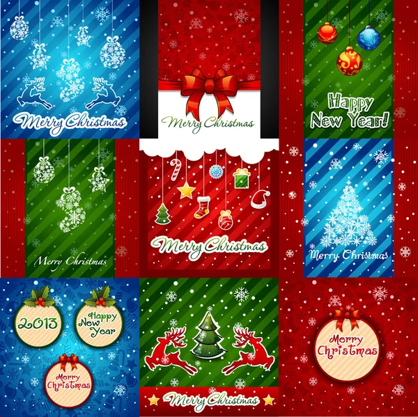 yılbaşı tebrik kartları ayarlayın. Merry christmas yazı