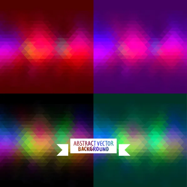 Set Abstract geometric background. — Stock Vector