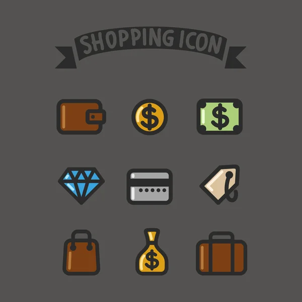 Conjunto de iconos web — Vector de stock