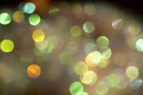 Renkli Işıkların Güzel Doğal Şakası Yeni Yıl Için Mesaj Reklam — Stok fotoğraf