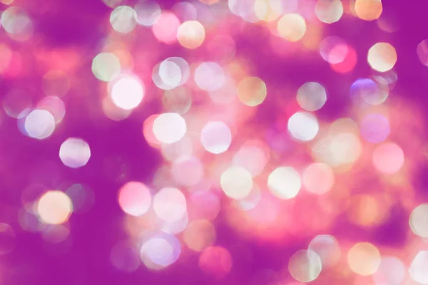 Beautiful Natural Bokeh Colorful Lights Abstract Christmas New Year Backdrop — Stock Photo, Image