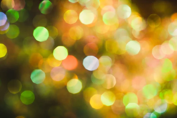 Hermoso Bokeh Natural Las Luces Colores Fondo Año Nuevo Navidad —  Fotos de Stock