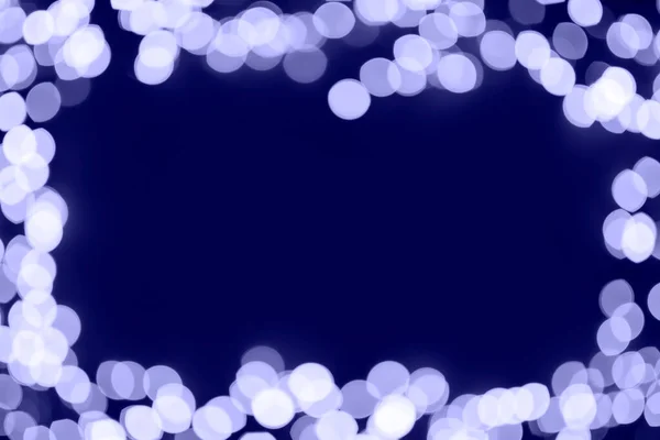 Hermoso Bokeh Natural Las Luces Púrpuras Fondo Año Nuevo Navidad —  Fotos de Stock