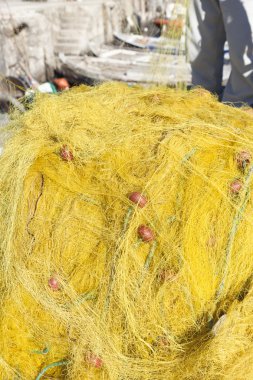 balıkçıların ağları döküm