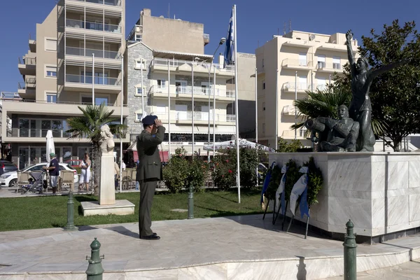 Wreath-laying ceremony — Stock Photo, Image