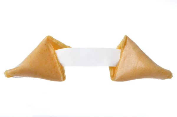 Prázdné fortune cookie — Stock fotografie