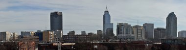 Grunge Raleigh manzarası Panorama