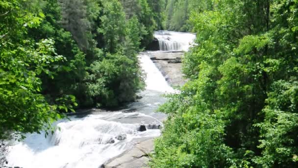 Cachoeira de Triple Falls — Vídeo de Stock