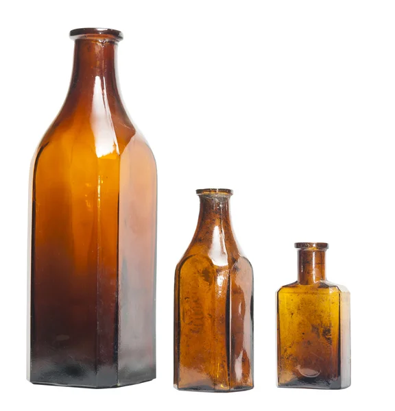 Isolierte Flaschen alten Stils — Stockfoto