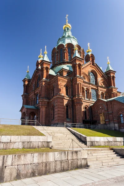 Cattedrale di Uspenski a Helsinki, Finlandia — Foto Stock