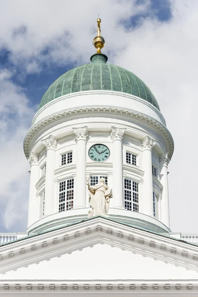 Neoclassical domes of St Nicholas Church — Stock Photo, Image
