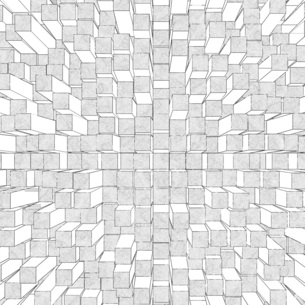 Fondo abstracto de cubos y cuadrados —  Fotos de Stock