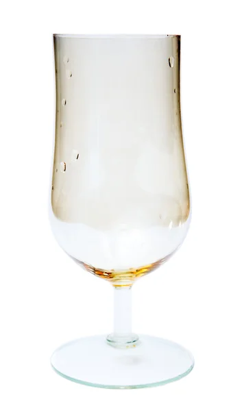 Bicchiere di vino isolato con gocce d'acqua — Foto Stock