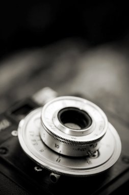 eski kamera lens portre