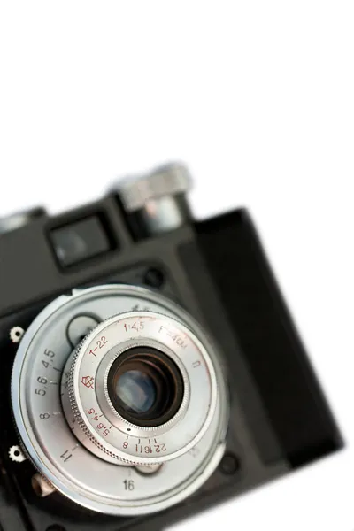 Close-up van de oude cameraobjectief — Stockfoto