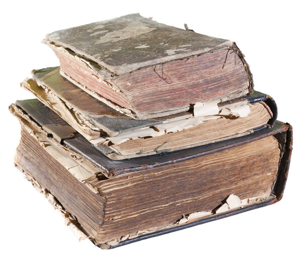 Isolated old books