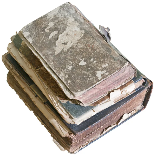 Απομονωμένο παλιά βιβλία — Φωτογραφία Αρχείου