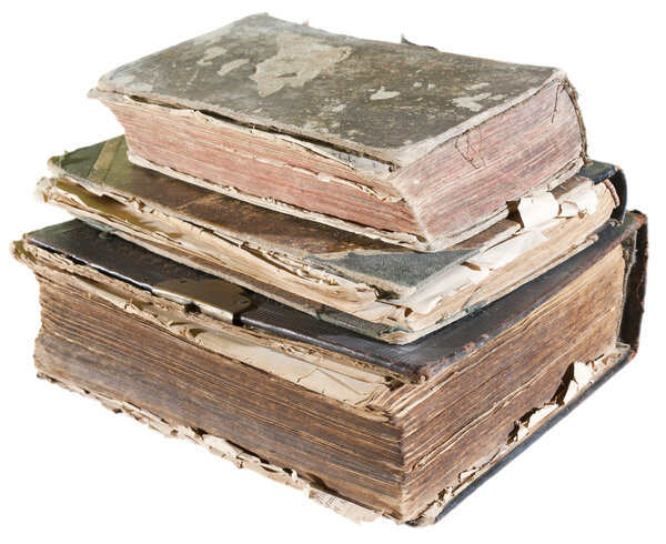 Isolated old books