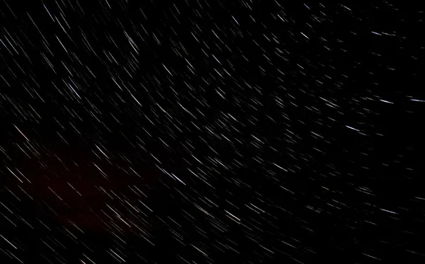 Trilhas estelares no céu — Fotografia de Stock