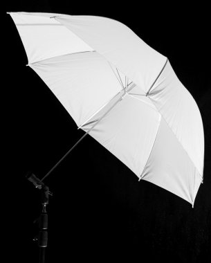 Beyaz stüdyo şemsiye