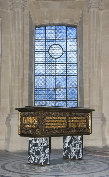 Coffin in the church of Invalides in Paris, France — Stock Photo, Image