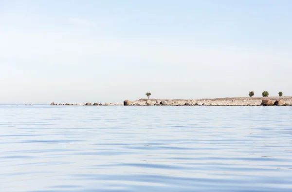 Isla con pocos árboles —  Fotos de Stock