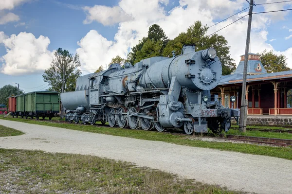 Ancienne locomotive à vapeur — Photo