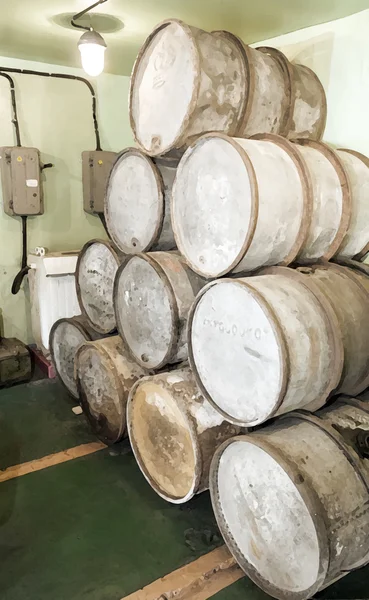Mazut barrels — Stock Photo, Image