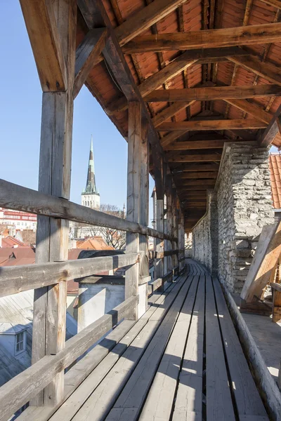 Detalles de madera de un muro cortina en Tallin, Estonia —  Fotos de Stock