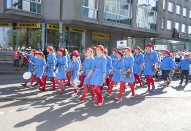 geçit töreni Estonya ulusal şarkı Festivali, tallinn, Estonya