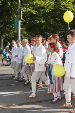 geçit töreni Estonya ulusal şarkı Festivali, tallinn, Estonya