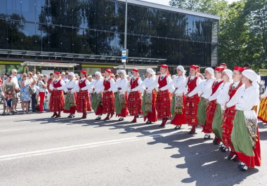geçit töreni Estonya ulusal şarkı Festivali, tallinn, Estonya
