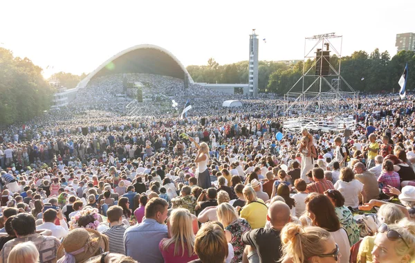 tallinn, Estonya ulusal şarkı Festivali kalabalık