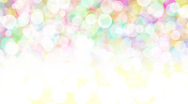 Abstract Light Bokeh Background Vector Illustration Funny Happy Holiday Bubble — Photo