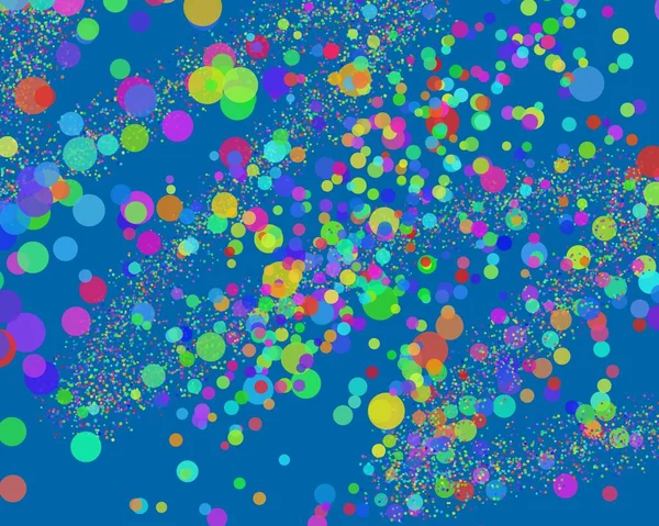 Abstract Bokeh Background Funny Happy Holiday Rainbow Bubble Bokeh — стоковое фото