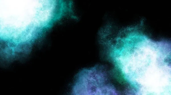 Space Bakgrund Med Realistisk Nebulosa Och Lysande Stjärnor Färgglada Universum — Stockfoto