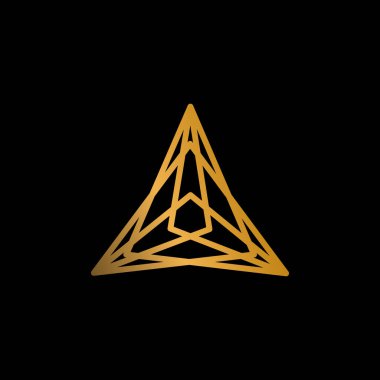 Golden Triangle logo creative geometric shape