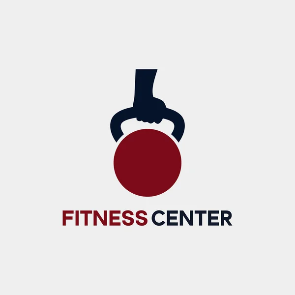 Fitness Vector Logo Design Template — Stock Vector