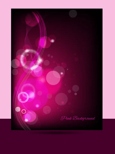 Abstrato brilhante fundo vetor rosa, EPS 10 — Vetor de Stock