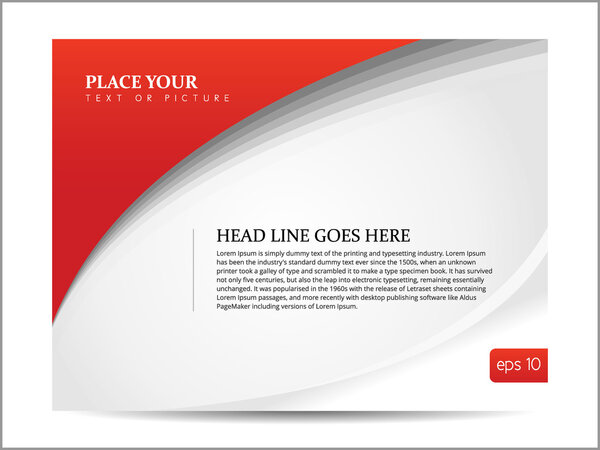 Abstrab Flyer Design, дизайн страниц, eps 10
