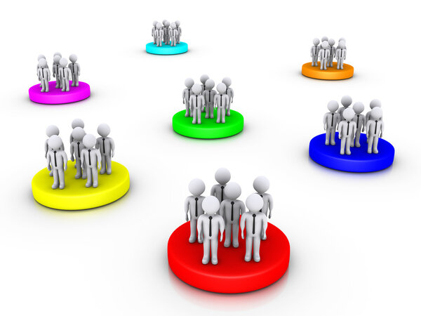 Различные бизнес-группы
