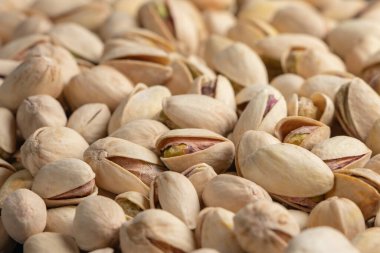 Fıstık desenli. Kaçık. Doku olarak yeşil taze fıstıklar.