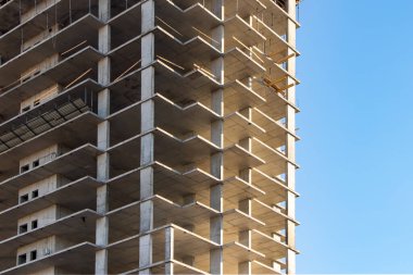 İnşaat işleri. Apartman binası.