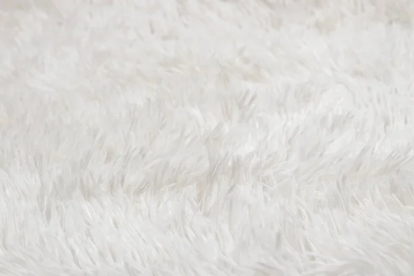 Синтетический Мех Белая Текстура Фона — стоковое фото